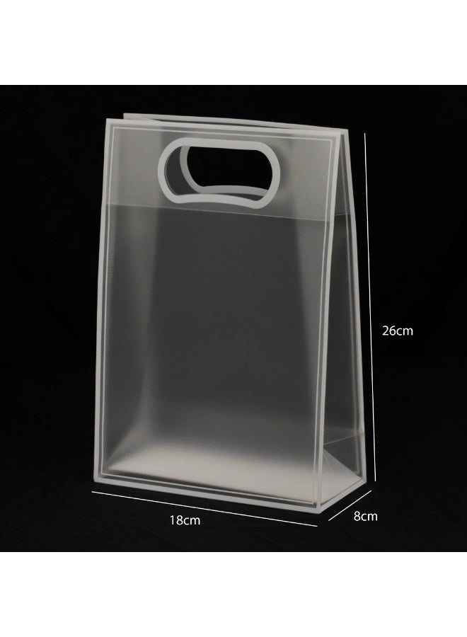 طقم أكياس هدايا ثلجي بإطار ملون مكون من 12 قطعة 26x18x8 سم